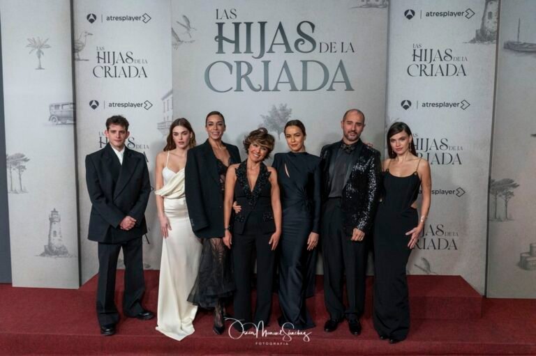 Cast of the series attend the premiere of the television series LAS HIJAS DE LA CRIADA