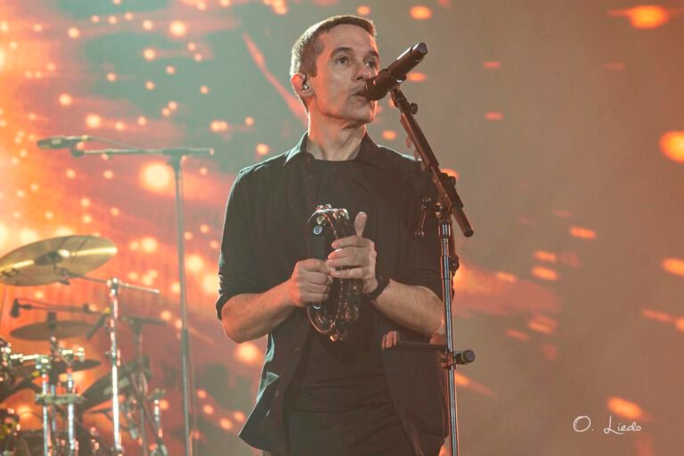 JORGE RUIZ, from Maldita Nerea, performs at the Movistar Arena concert on December 16, 2025, in Madrid, Spain.