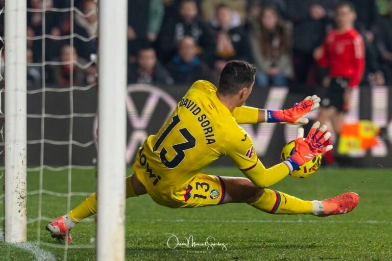DAVID SORIA of Getafe CF in action
