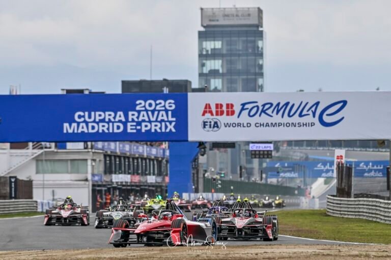 The ABB FIA FORMULA E CUPRA Raval Madrid E 2026 race