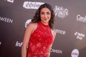 LOLA LOLITA poses at the photocall for the red carpet