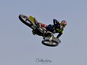 31 (GB) GREG ROWBOTTOM during the Freestyle Motocross Exhibition