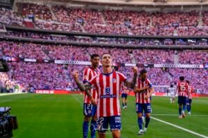 ALEJANDRO GRIMALDO of Club Atletico de Madrid