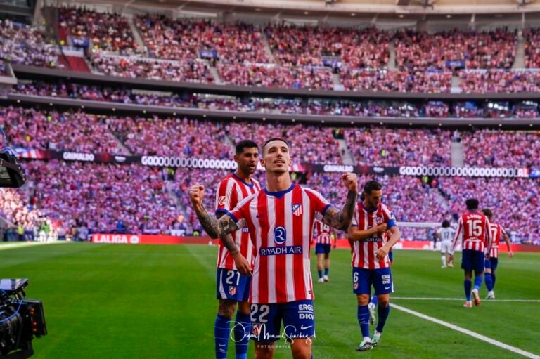 ALEJANDRO GRIMALDO of Club Atletico de Madrid